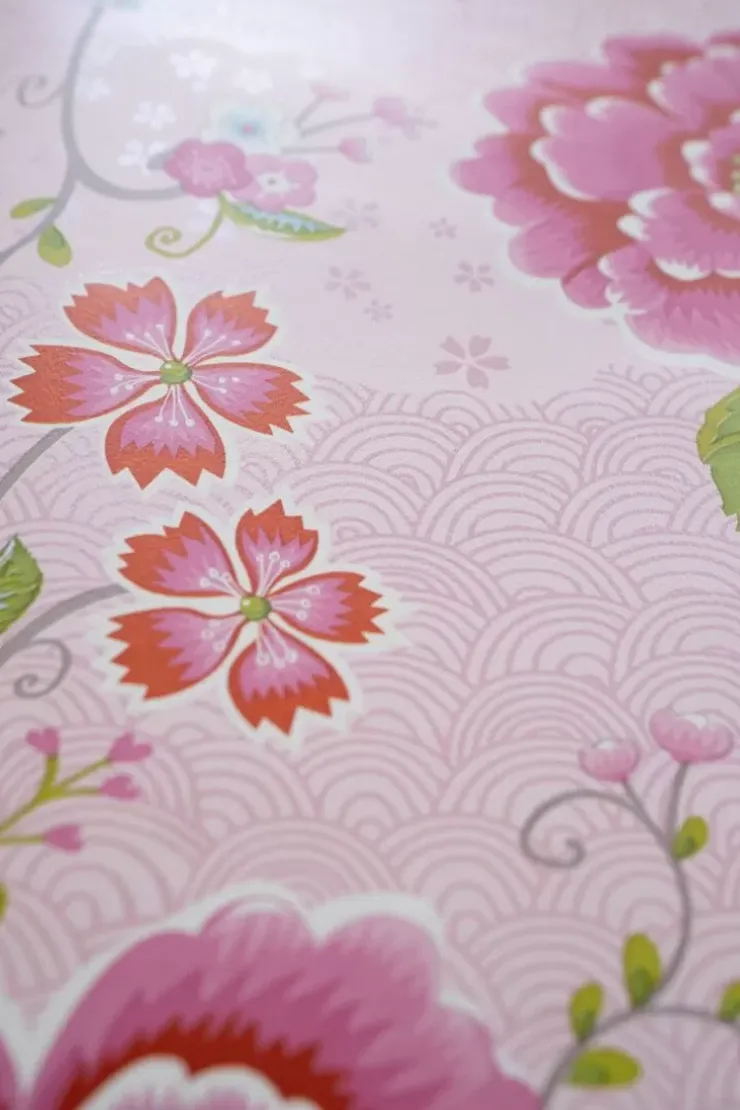 Vliestapete|Pip Studio Birds In Paradise Vliestapete Rosa