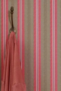 Vliestapete|Pip Studio Blurred Lines Vliestapete /Rosa Khaki