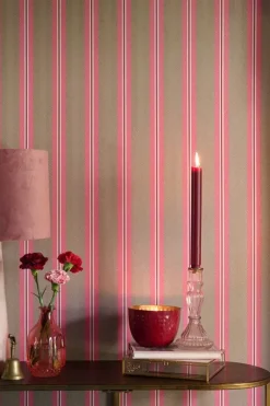 Vliestapete|Pip Studio Blurred Lines Vliestapete /Rosa Khaki