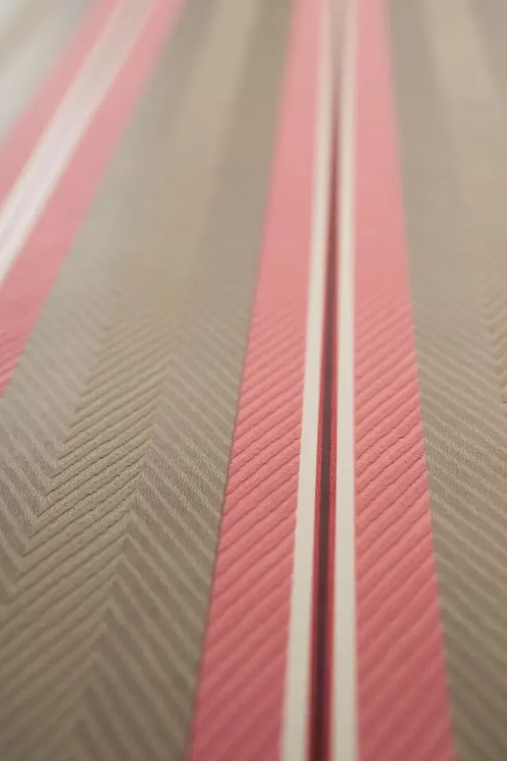 Vliestapete|Pip Studio Blurred Lines Vliestapete /Rosa Khaki