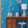 Vliestapete|Pip Studio Botanical Print Vliestapete Hell Blau