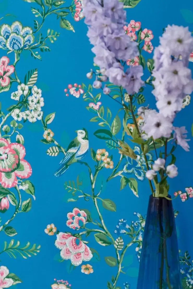 Vliestapete|Pip Studio Botanical Print Vliestapete Hell Blau