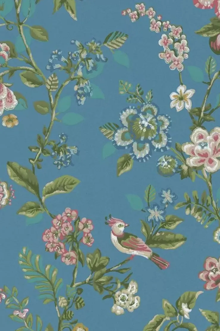 Vliestapete|Pip Studio Botanical Print Vliestapete Hell Blau