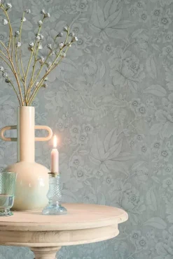 Vliestapete|Pip Studio Casa Dei Fiori Vliestapete Hell Grun
