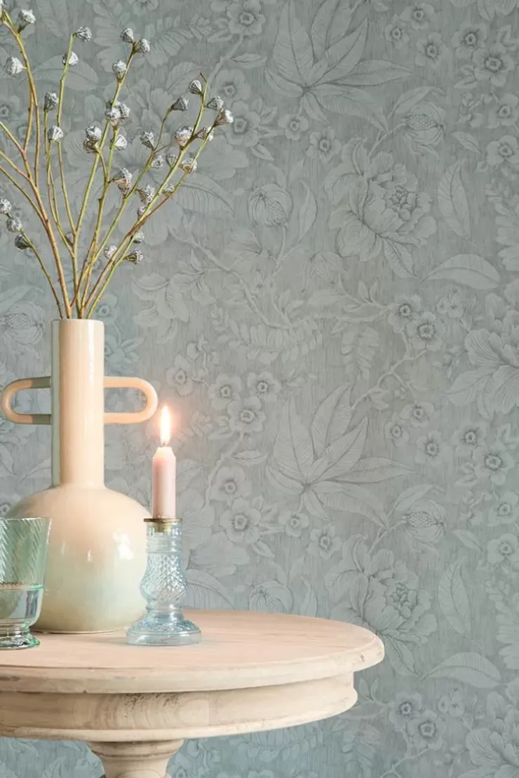 Vliestapete|Pip Studio Casa Dei Fiori Vliestapete Hell Grun
