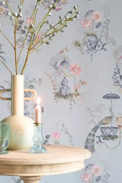 Vinyltapete|Pip Studio Chinese Porcelain Vinyltapete Hell Blau