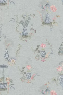 Vinyltapete|Pip Studio Chinese Porcelain Vinyltapete Hell Blau