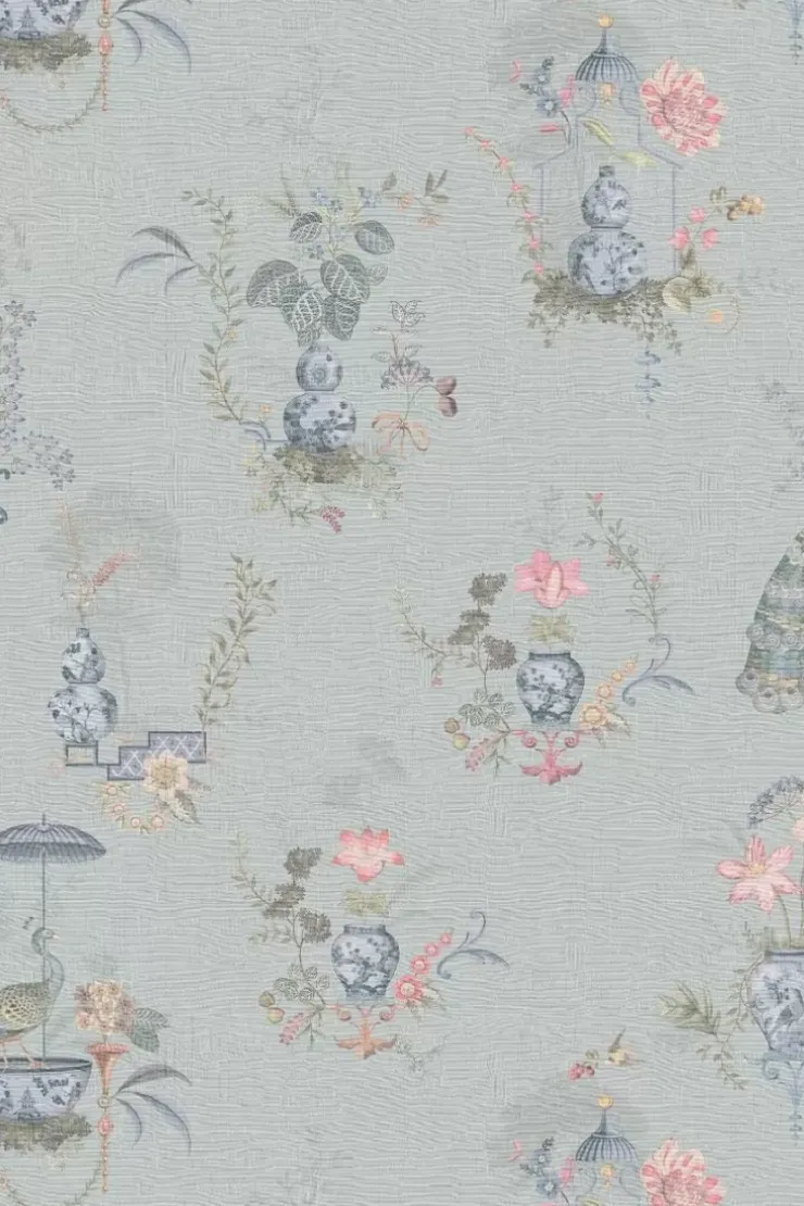 Vinyltapete|Pip Studio Chinese Porcelain Vinyltapete Hell Blau