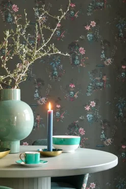Vinyltapete|Pip Studio Chinese Porcelain Vinyltapete Dunkel Grun
