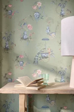 Vinyltapete|Pip Studio Chinese Porcelain Vinyltapete Hell Grun