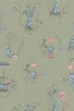 Vinyltapete|Pip Studio Chinese Porcelain Vinyltapete Hell Grun