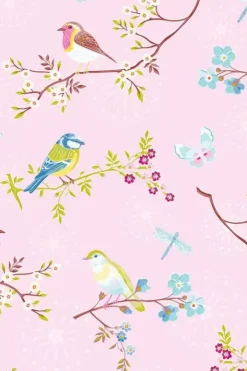 Vliestapete|Pip Studio Early Bird Vliestapete Hell Rosa