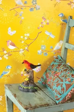 Vliestapete|Pip Studio Early Bird Vliestapete Gelb