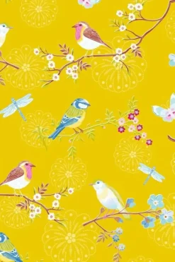 Vliestapete|Pip Studio Early Bird Vliestapete Gelb