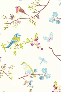 Vliestapete|Pip Studio Early Bird Vliestapete Gebrochen S Weis