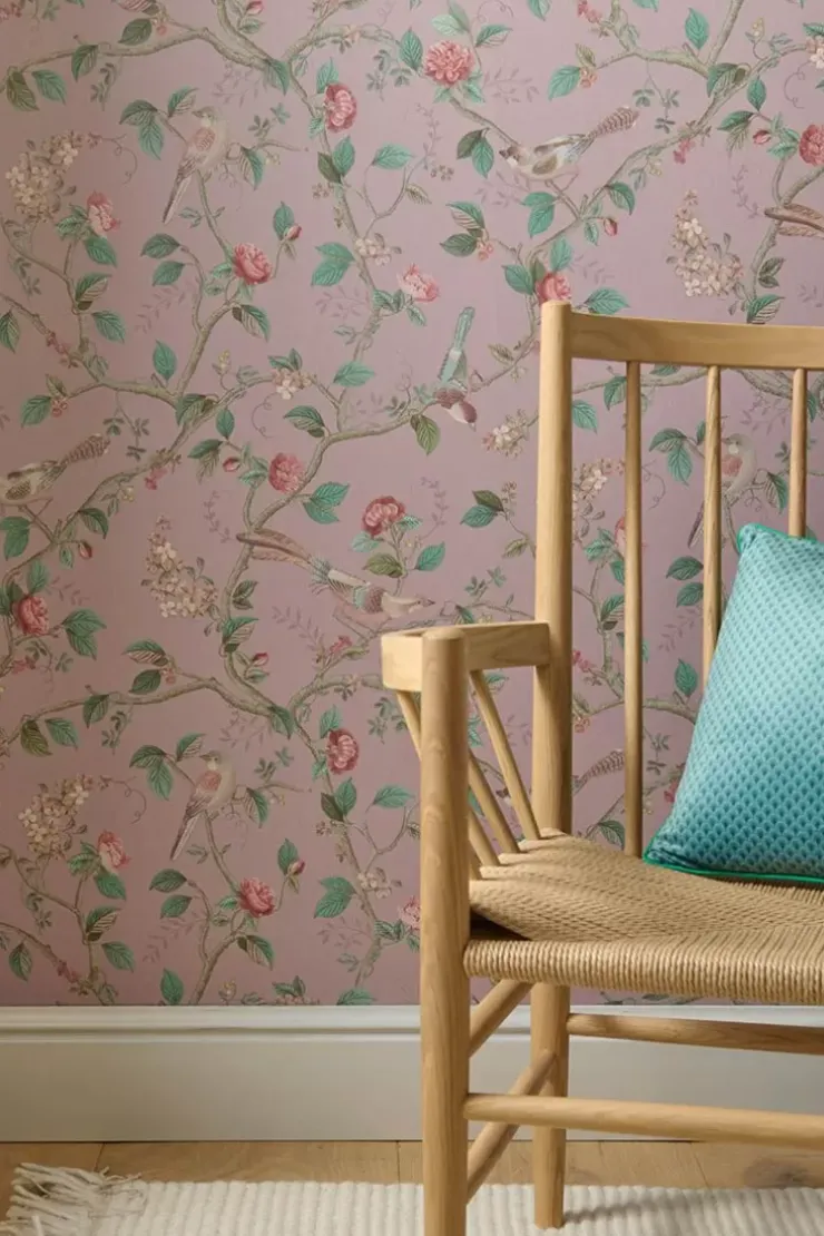 Vliestapete|Pip Studio Good Nightingale Vliestapete Mauve Rosa