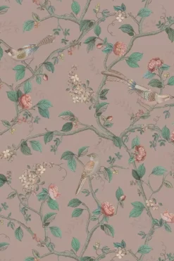 Vliestapete|Pip Studio Good Nightingale Vliestapete Mauve Rosa