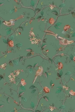 Vliestapete|Pip Studio Good Nightingale Vliestapete Grun