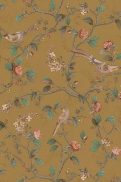 Vliestapete|Pip Studio Good Nightingale Vliestapete Ocker Gelb