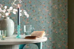 Vliestapete|Pip Studio Good Nightingale Vliestapete Petrol Blau