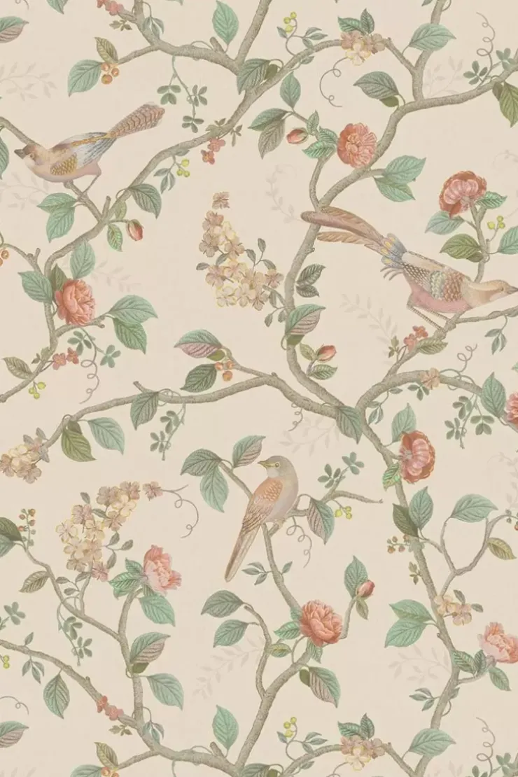 Vliestapete|Pip Studio Good Nightingale Vliestapete Gebrochen S Weis