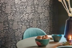 Vliestapete|Pip Studio Origami Tree Vliestapete Dunkel /Rosegold Blau