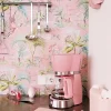 Vliestapete|Pip Studio Palm Scene Vliestapete Rosa