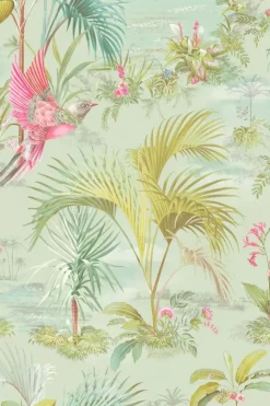 Vliestapete|Pip Studio Palm Scene Vliestapete Grun