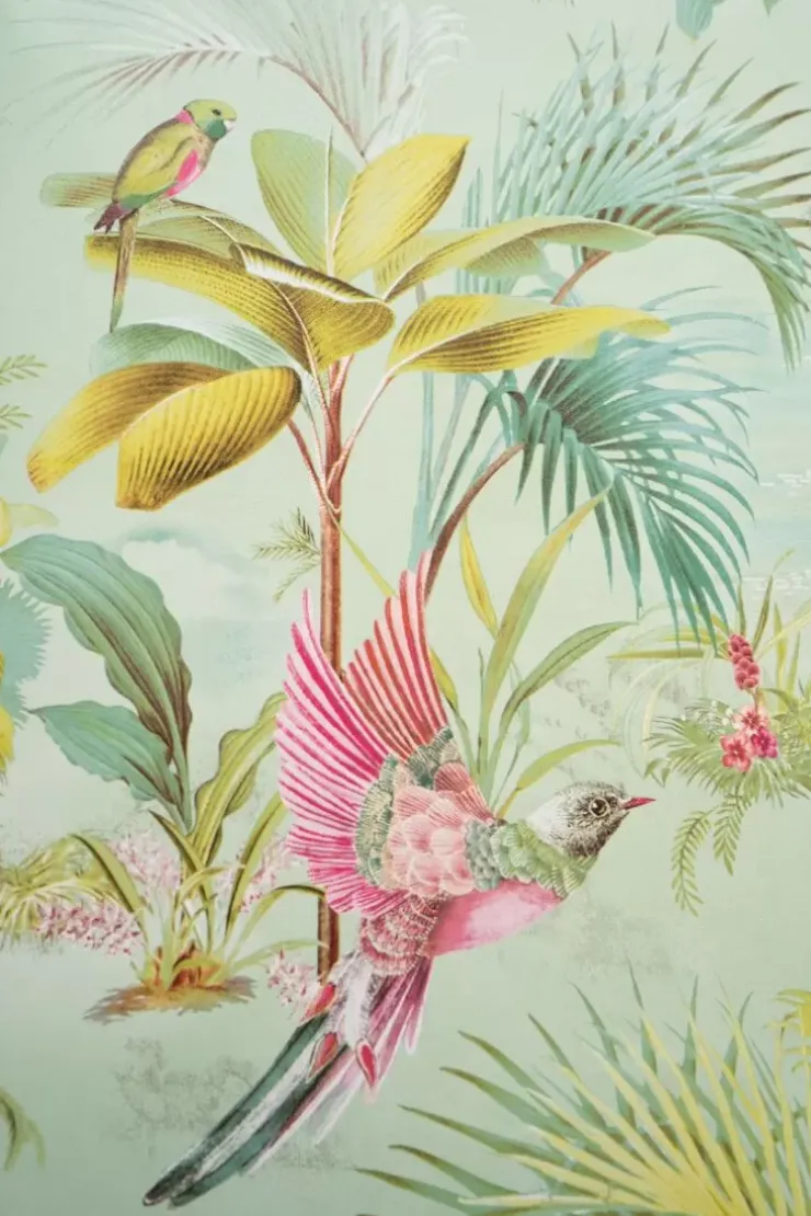 Vliestapete|Pip Studio Palm Scene Vliestapete Grun