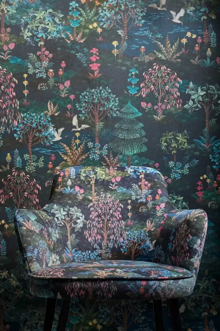 Fototapete|Pip Studio Pip Garden Infinito Wallpower Dunkelblau