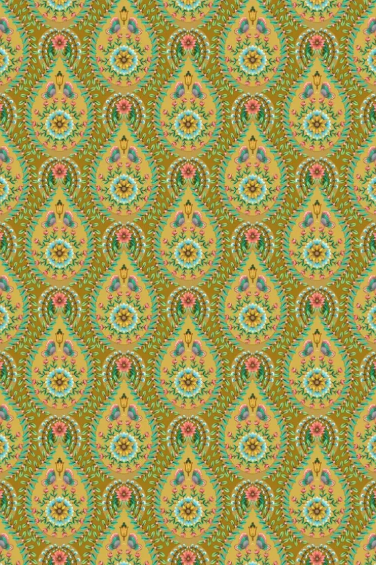 Vliestapete|Pip Studio Raindrops Vliestapete /Ocre Gelb