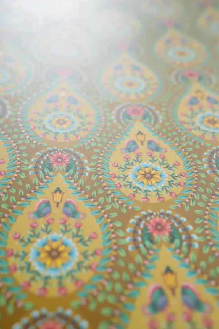Vliestapete|Pip Studio Raindrops Vliestapete /Ocre Gelb