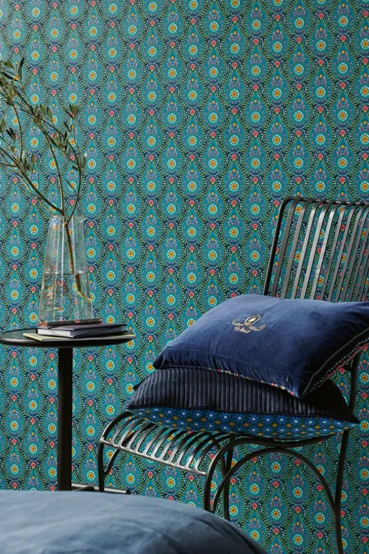 Vliestapete|Pip Studio Raindrops Vliestapete Dunkel Blau