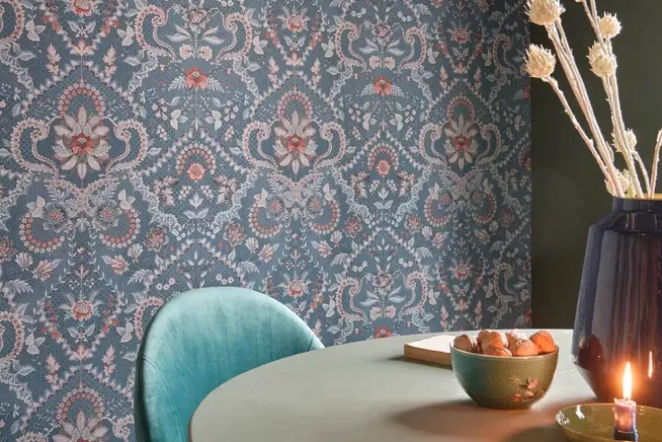 Vinyltapete|Pip Studio Saluti Vinyltapete Denim Blau