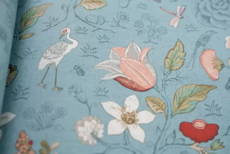Vliestapete|Pip Studio Spring To Life Vliestapete Meeres Blau