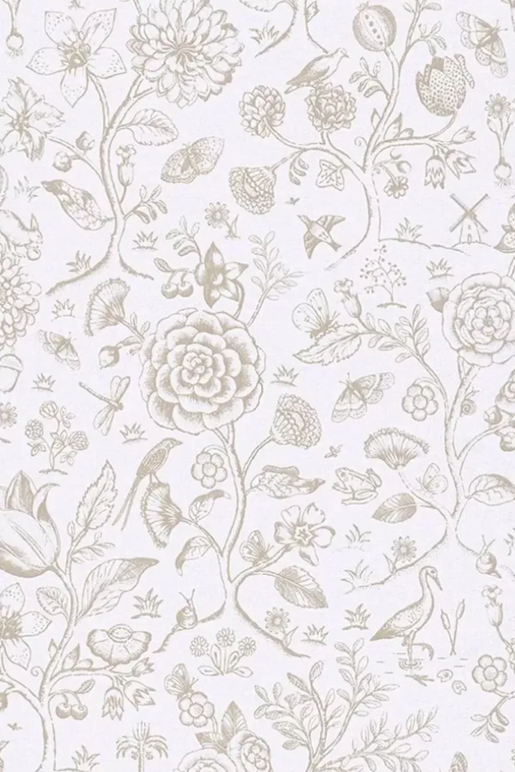 Vliestapete|Pip Studio Spring To Life Two Tone Vliestapete Ecru
