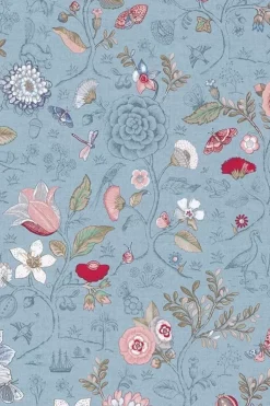 Vliestapete|Pip Studio Spring To Life Vliestapete Hell Blau