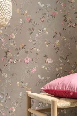 Vliestapete|Pip Studio Tokyo Blossom Vliestapete Khaki