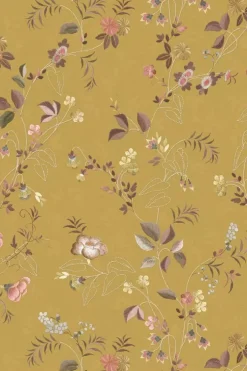Vliestapete|Pip Studio Tokyo Blossom Vliestapete Senf Gelb