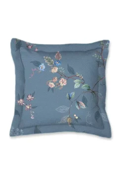 Zierkissen|Pip Studio Quadratisches Zierkissen Kawai Flower Blau