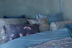 Zierkissen|Pip Studio Quadratisches Zierkissen Kawai Flower Blau