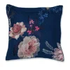 Zierkissen|Pip Studio Quadratisches Zierkissen Tokyo Bouquet Dunkel Blau
