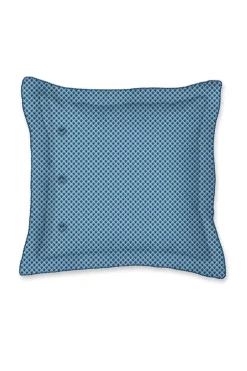Zierkissen|Pip Studio Quadratisches Zierkissen Tokyo Bouquet Dunkel Blau