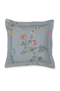 Zierkissen|Pip Studio Quadratisches Zierkissen Fleur Grandeur Blau