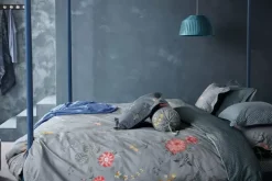 Zierkissen|Pip Studio Quadratisches Zierkissen Fleur Grandeur Blau
