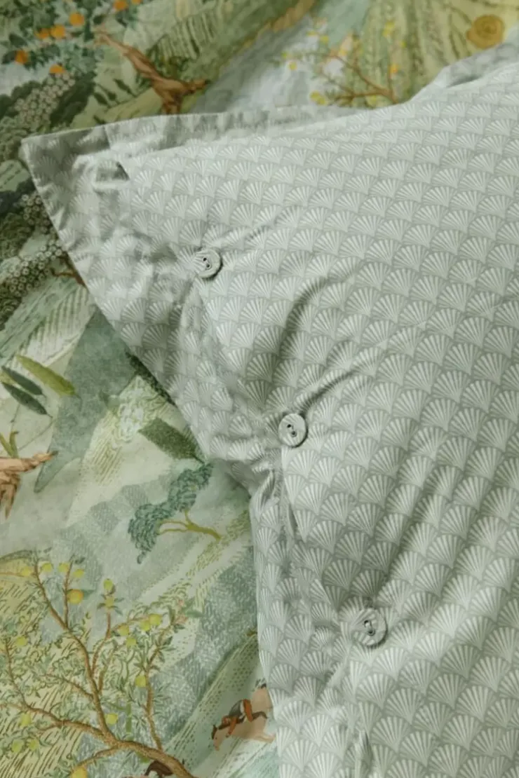 Zierkissen|Pip Studio Quadratisches Zierkissen Toscana Grun