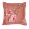 Zierkissen|Pip Studio Quadratisches Zierkissen Tokyo Bouquet /Terra Rosa