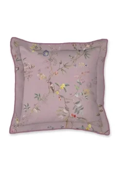 Bettkissen|Pip Studio Quadratisches Zierkissen Autunno Lila Violett