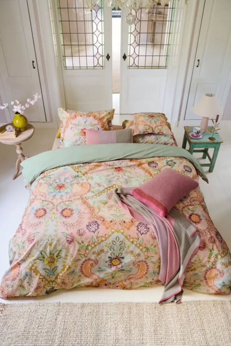 Zierkissen|Pip Studio Quadratisches Zierkissen Saluti Grandi Pastell Rosa