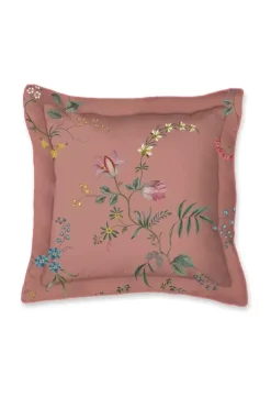 Bettkissen|Pip Studio Quadratisches Zierkissen Fleur Grandeur Rosa